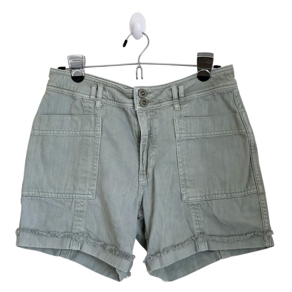 Anthropologie Green Wilder Utility Shorts Size 28 - Picture 2 of 10